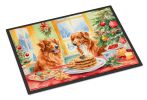 Nova Scotia Duck Toller Christmas Cookies Doormat Front Door Mat Indoor Outdoor Rugs for Entryway, Non Slip Washable Low Pile, 24H X 36W