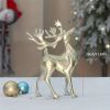 1pc, Wrought Iron Elk Ornament, Very Suitable For Home Decoration, Under The Christmas Tree, Front Desk, Window Display, Desktop