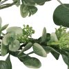 5 ft Eucalyptus Leaves Garland for Christmas Indoor Outdoor Garden Gate Front Door Home Wall Window Stair Decor