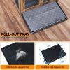 Furniture Dog Crate with Tray for Medium Dogs, Indoor Aesthetic Puppy Kennel Pet House Dog Cage with Door