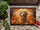 NEW Golden Retriever Fall Doormat Front Door Mat Indoor Outdoor Rugs for Entryway, Non Slip Washable Low Pile, 18H X 27W