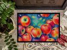 Colorful Apples Doormat Front Door Mat Indoor Outdoor Rugs for Entryway, Non Slip Washable Low Pile, 24H X 36W