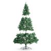 VEVOR Christmas Tree, 7.5ft Prelit Artificial Xmas Tree, Full Holiday Decor Tree with 550 Multi-Color LED Lights, 1346 Branch Tips