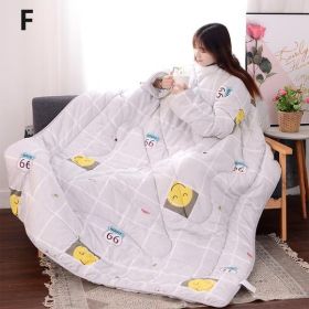 Winter Lazy Quilt with Sleeves (Option: 8)