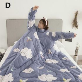 Winter Lazy Quilt with Sleeves (Option: 4 150x200cm)