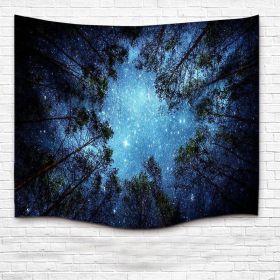 Foreign trade for home decoration wall hanging forest starry tapestry ins net red anchor models background cloth factory direct sales (Option: 130x150cm)